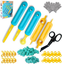 Cardboard Tools for Kids with Cutter Tool Box, 149 PCS Cardboard Construction K