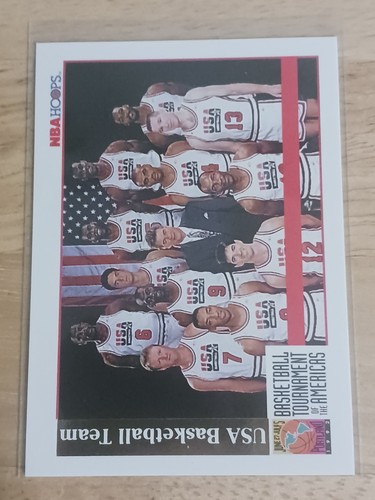 NNO 1991-92 Skybox Team USA Gold NBA Basketball Card Michael Jordan Larry Bird  - Picture 1 of 2