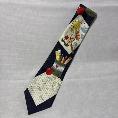 Steven Harris School Teacher Education Themed Neck Tie 57 x3.85 