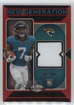 2024 Certified New Generation Jerseys Red Mirror 192/199 Brian Thomas Jr 14lt