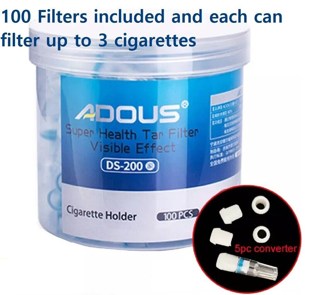 3 x Cigarette filter tips 100 pcs /bottle Tar Nicotine Reduce Tips Filters 