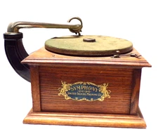 SYMPHONY UNITED TALKING MACHINE DISC PHONOGRAPH