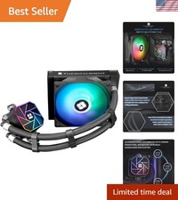 Aqua Elite 120 V3 AIO CPU Cooler   Powerful Liquid Cooling with ARGB Lighting