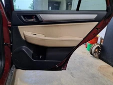 2015 Legacy Outback Rh Pass Side Rear Door Interior Trim Panel Black/Tan P50