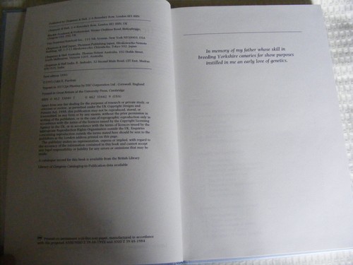Genetics and Fish Breeding by C. E. Purdom Hardback 277 Page Book 1992 - Picture 4 of 12