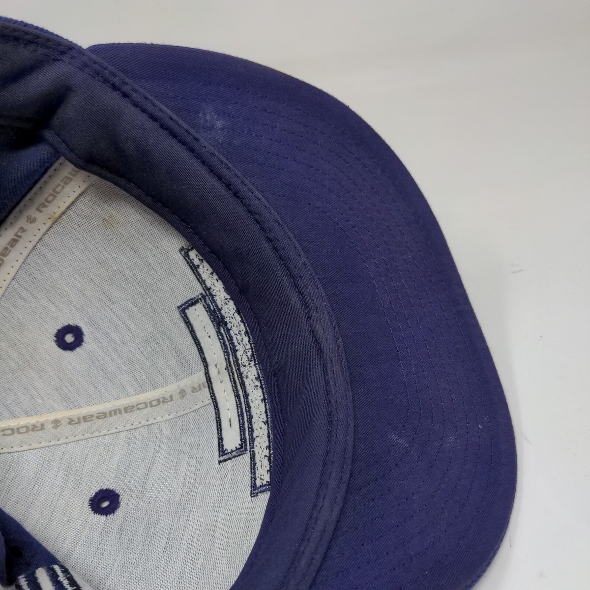 Rocawear Fitted Hat Blue Size 7 3/8 Lightweight Embroidered 6