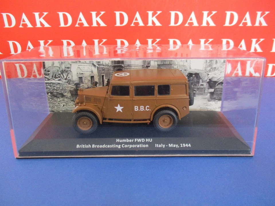 Die cast 1/43 Modellino Furgone Humber FWD HU BBC Italy 1944 - Immagine 4 di 4