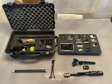 Multiple GoPro Cameras And Accessories
