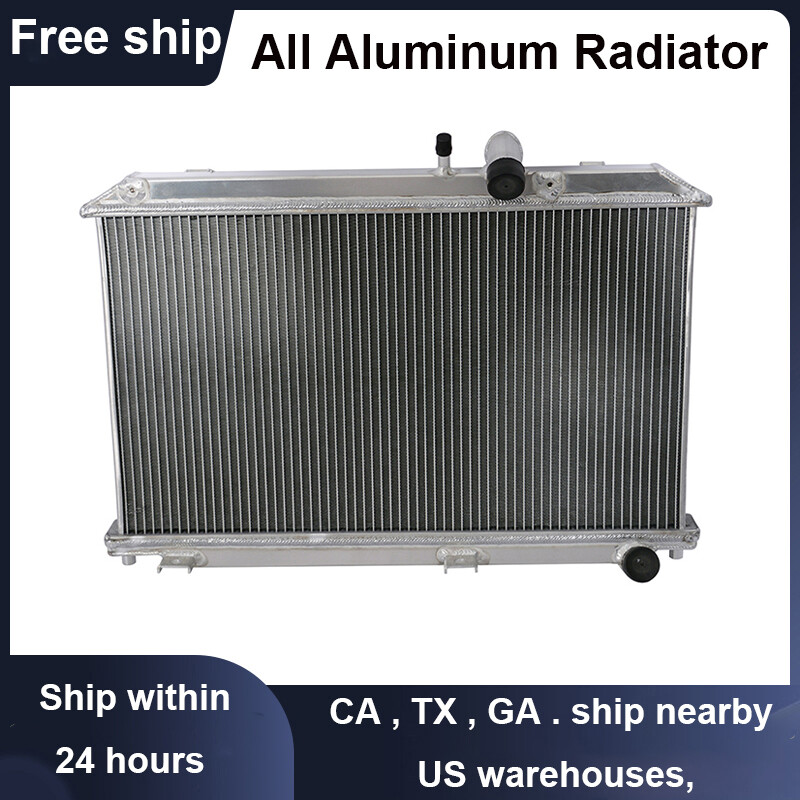 2ROWS Full Aluminum Radiator Fit 2004 - 2008 Mazda RX-8 1.3L (MT) 2005 ...
