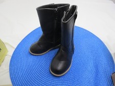 Clearance Old Navy baby toddler girl black zip fashion boots size 5