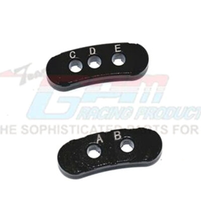 GPM Racing Aluminum Fixed Gear Adapter Black : Rustler 4x4 VXL