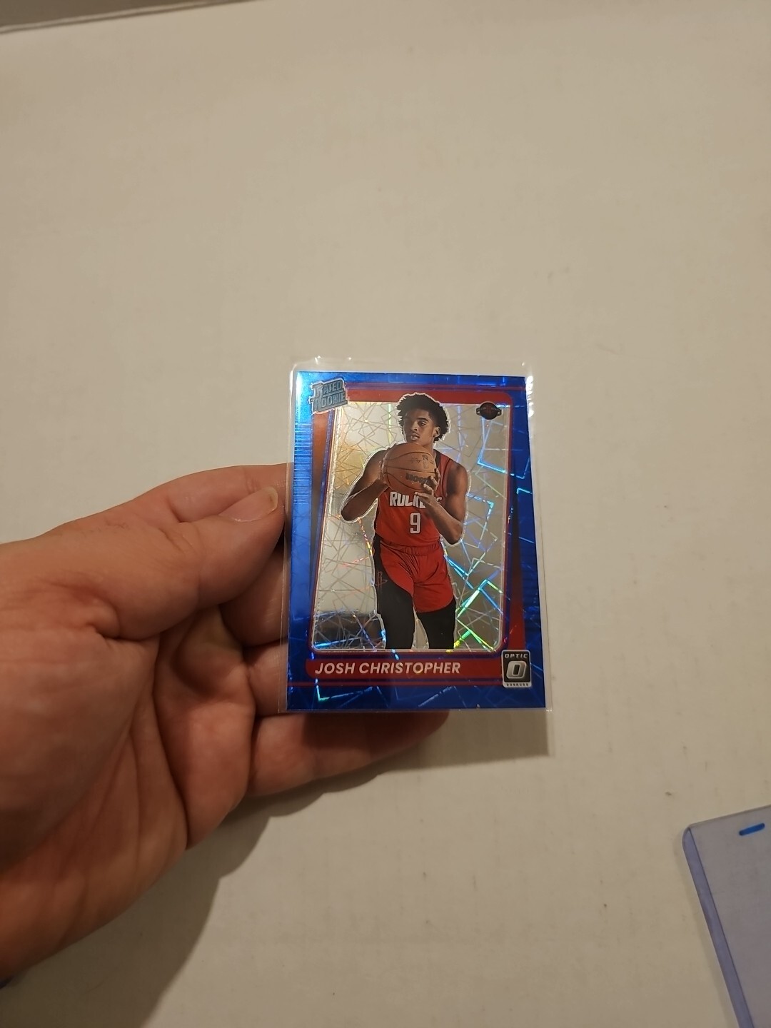 Josh Christopher 2021-22 Donruss Optic Rated Rookie Blue Velocity #200
