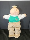 Vtg 1982 OAA COLECO Cabbage Patch Kid Doll Blonde Hair Brown Eyes Bottle Mouth