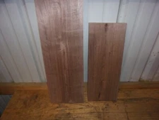 2 PC WALNUT LUMBER WOOD KILN DRIED BOARDS 7/8" THICK LOT 2054V FLAT
