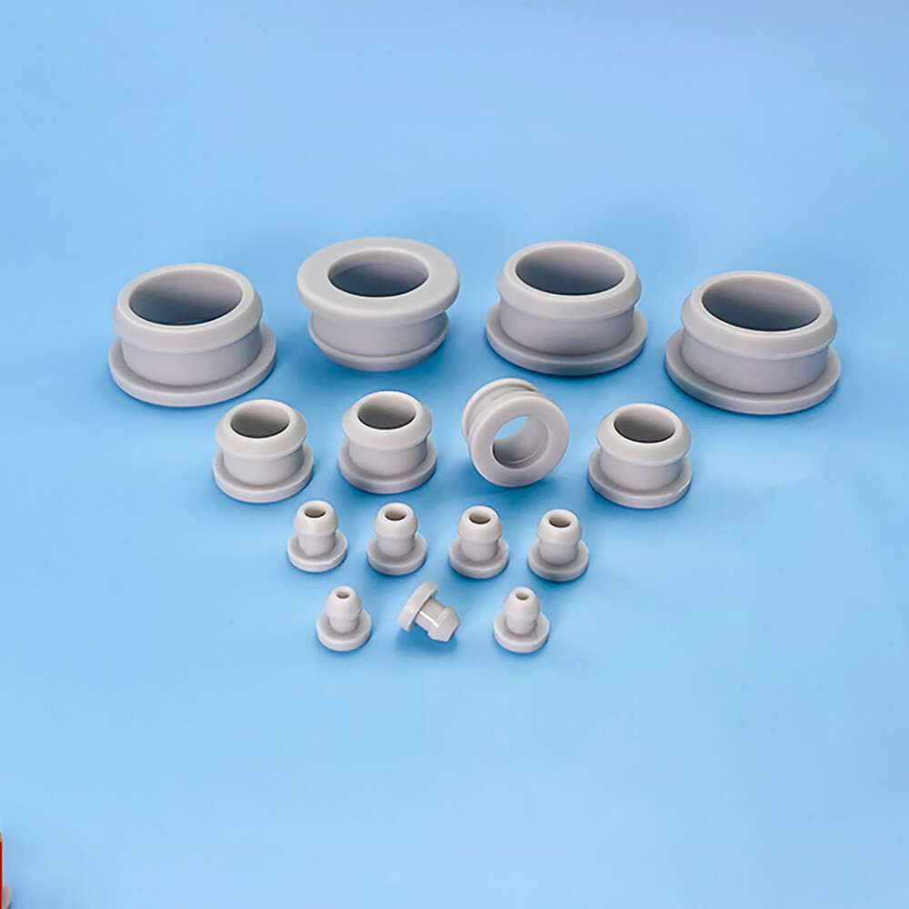 Snap-on Hole Plugs Gray 4.5mm to 30mm Silicone Rubber Grommet Sealing Rings