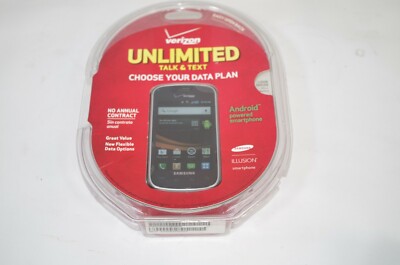 Samsung Illusion SCH-I110 - 2GB - Platinum (Verizon) Pre-Paid 2GB Smartphone