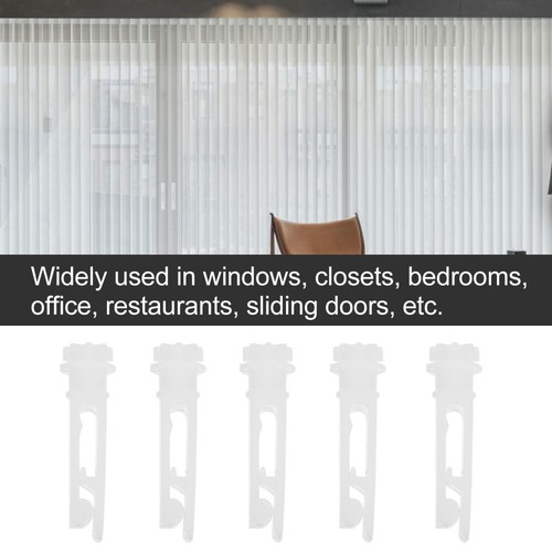 10 Pcs Pullax Curtain Accessories Rail Pulley Repair Kit for Vertical Blinds - Picture 11 of 12