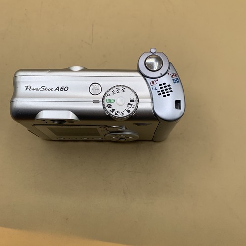 Canon Power Shot A60 2.0 Mega Pixels PC1044 Digital Camera For Parts Repair - Picture 6 of 15
