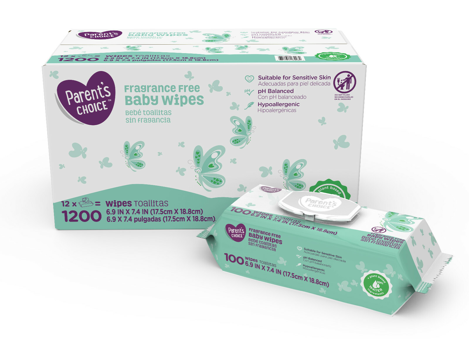 parent's choice sensitive baby wipes
