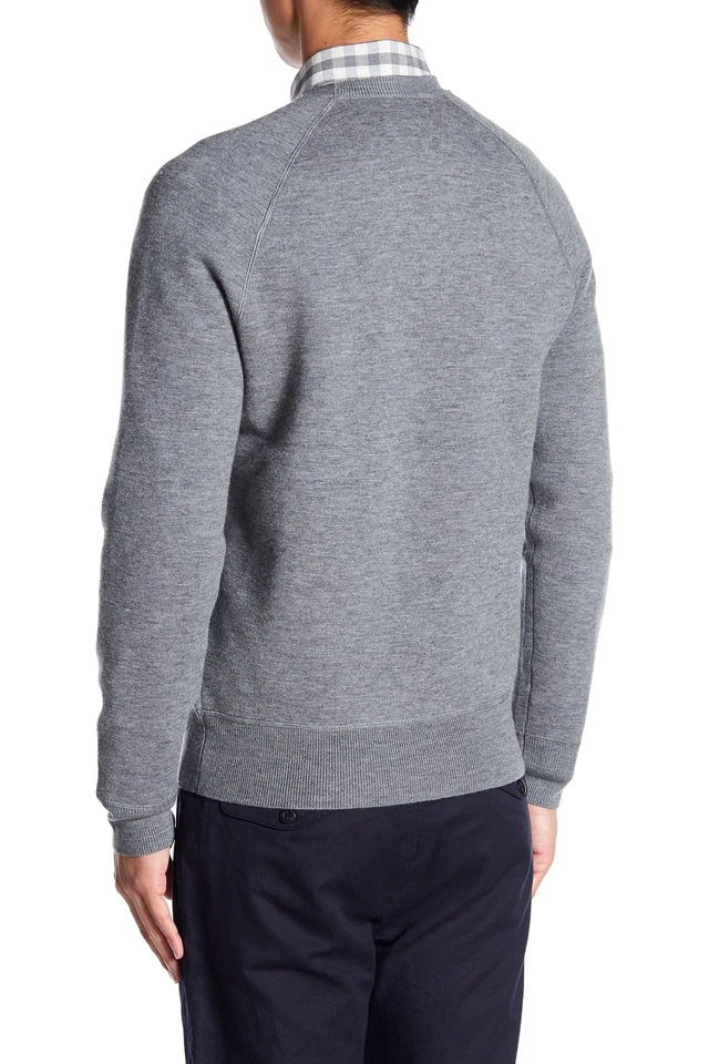 JACK SPADE Wool Blend Crew Neck grey Sweater sz XS - Image 2 of 2