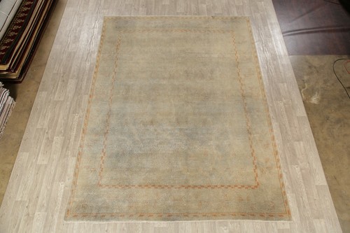 Antique Muted Oushak Oriental Area Rug Wool Hand-Knotted LUXURY Carpet 9x12 - Picture 2 of 12