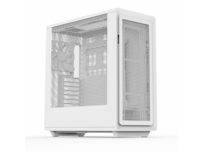 Rosewill Helium Air White Mid Tower Computer Gaming Case, Mesh Panel, E-ATX, Too