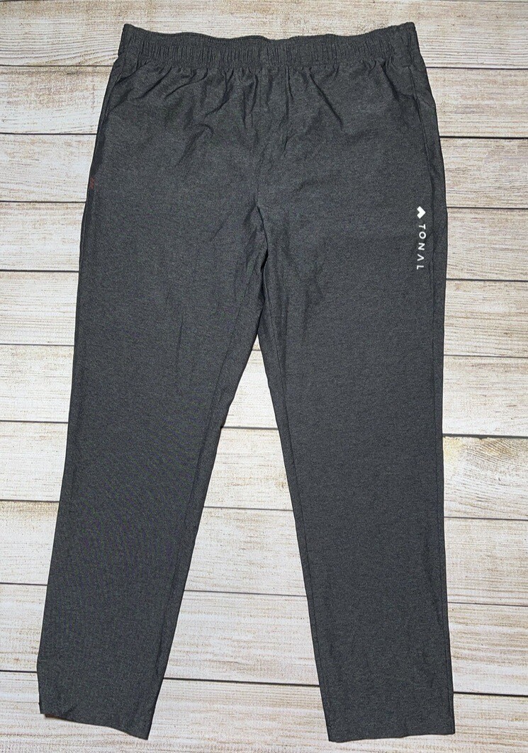 Rhone Spar Mens XL Joggers in Smoke Gray Stretch Run Sweatpants Active Wear-image