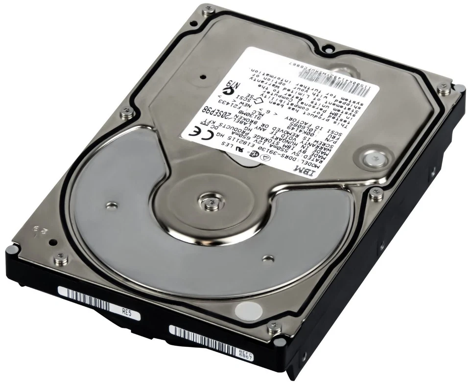 Hard Drive IBM 10L6085 00K4149 DDRS-39130 9.1GB 7200U/Min 68-pin SCSI 3.5 " Inch - Image 3 of 3