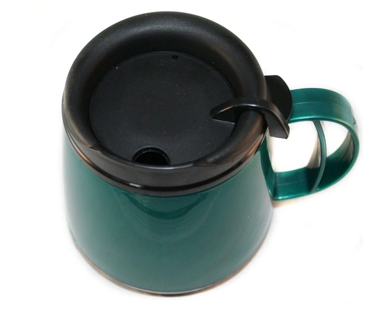 2 tazas de viaje ThermoServ de 16 oz con aislamiento de espuma rojas y azules Foto 2 de 2