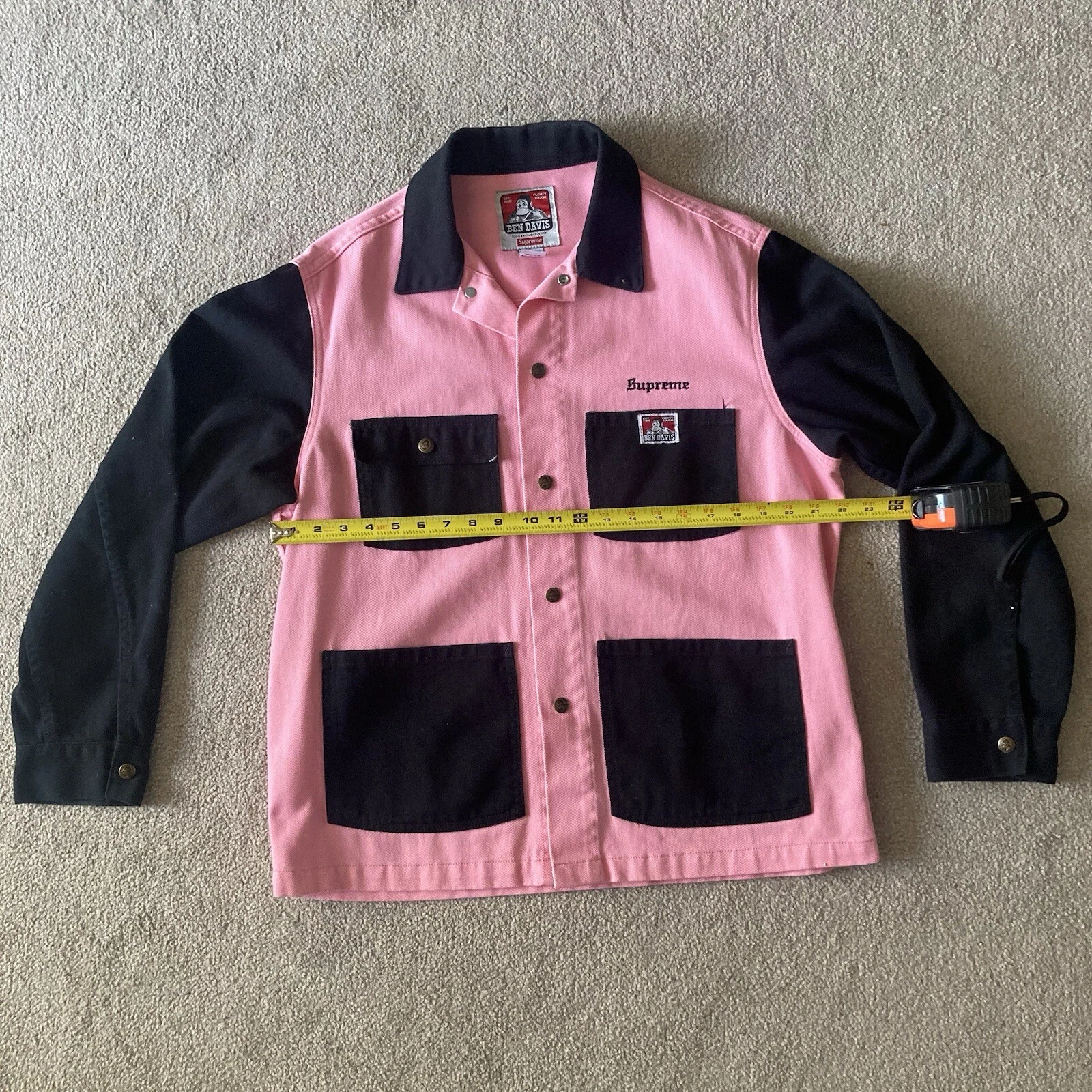 Veste de corvée Ben Davis Supreme rose moyen