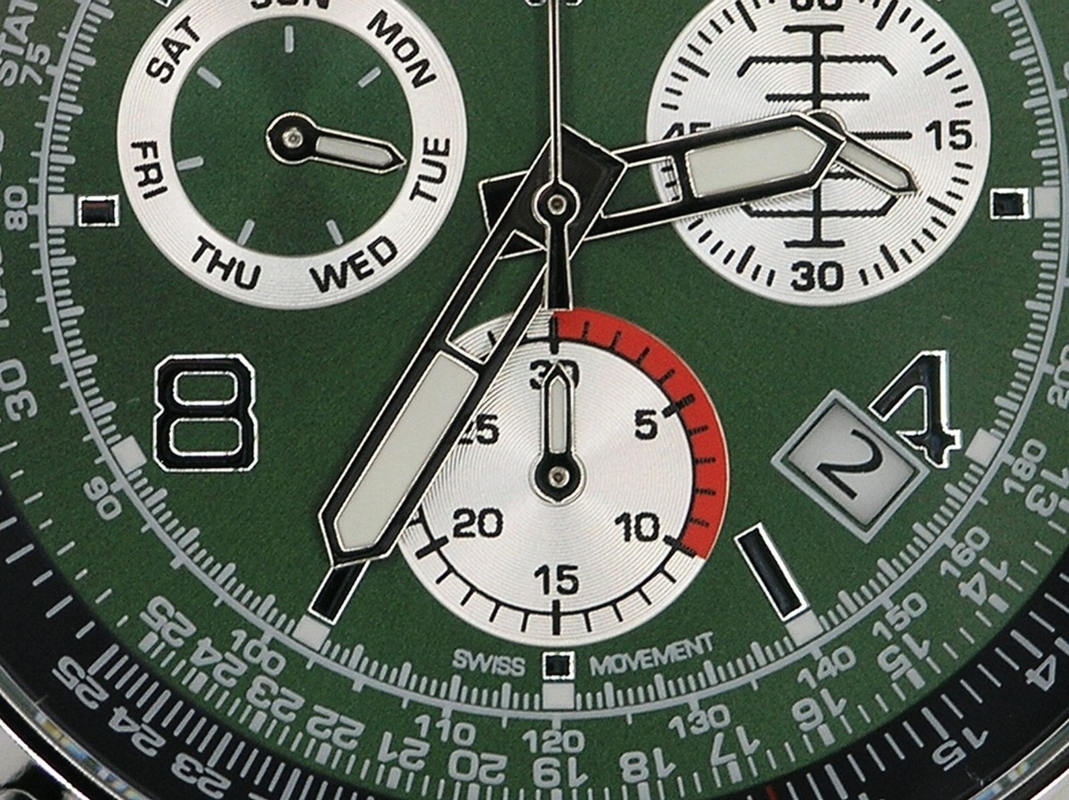 NEW CHASE DURER CDW-0075 SWISS QUARTZ CHRONOGRAPH SAPPHIRE WATCH