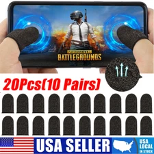 20pcs Touch Screen Gaming Finger Sleeve Game Controller Mobile Sweatproof Gloves