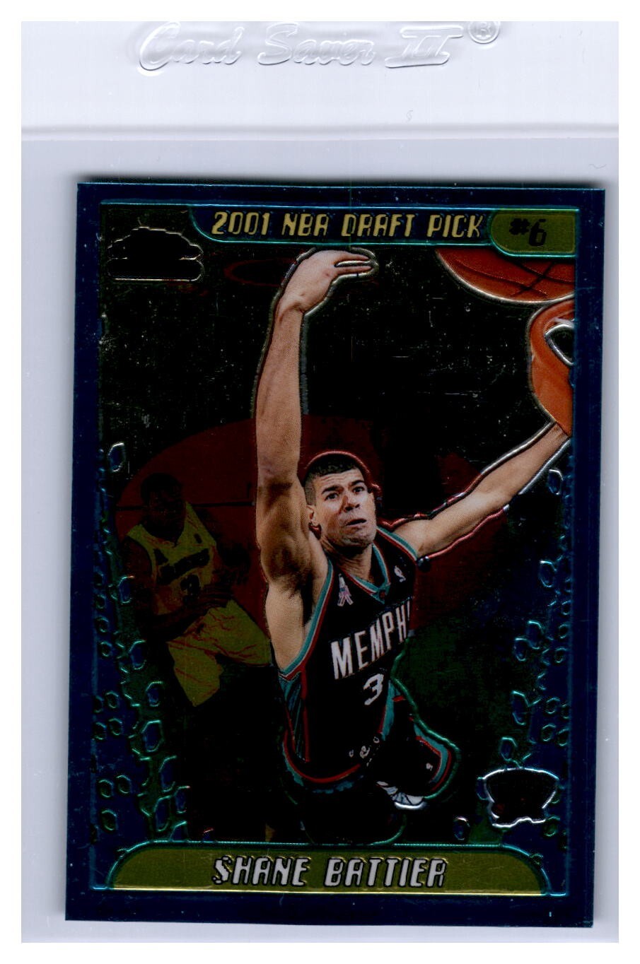 2001-02 Topps Chrome Rookie #134 Shane Battier RC - Memphis Grizzlies