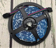 RGB LED Strip Lights 12v 5ft Flexible 5050 Led Lights 5050 Tape Lights for Bed