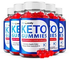 SlimCandy Keto ACV Gummies Vitamin B12 Dietary Supplement 300 Gummies 5-Pack