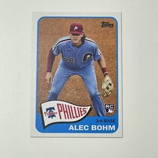 2021 Topps Series 2 Alec Bohm Philadelphia Phillies Rookie RC Card #T65-38. rookie card picture