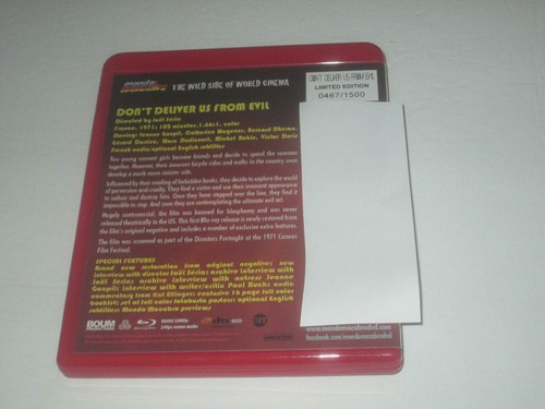 Don't Deliver Us From Evil Blu-ray Mondo Macabro Limited Edition Red Case OOP - Picture 4 of 5