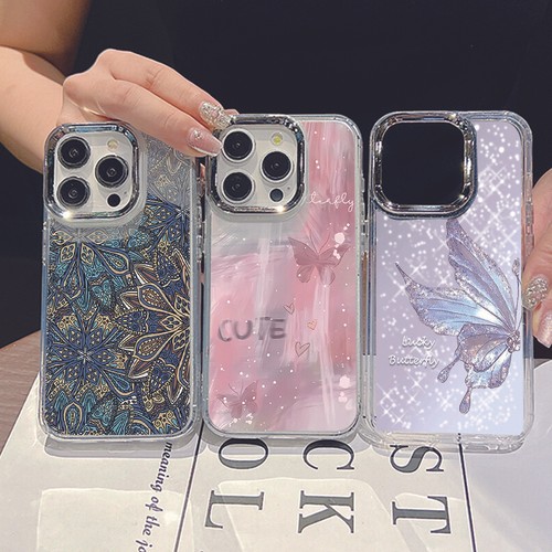 Pink For iPhone 16 Pro Max 15 14 13 12 11 ShockProof Clear Silicone Case Cover - Picture 3 of 18
