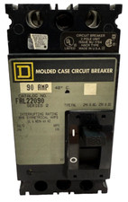 Square D FAL22090 Circuit Breaker, 90 AMP, 2 POLE, 240 VAC