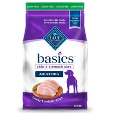 Dry Dog Food, Limited Ingredient Diet, Turkey, 24 lbs.
