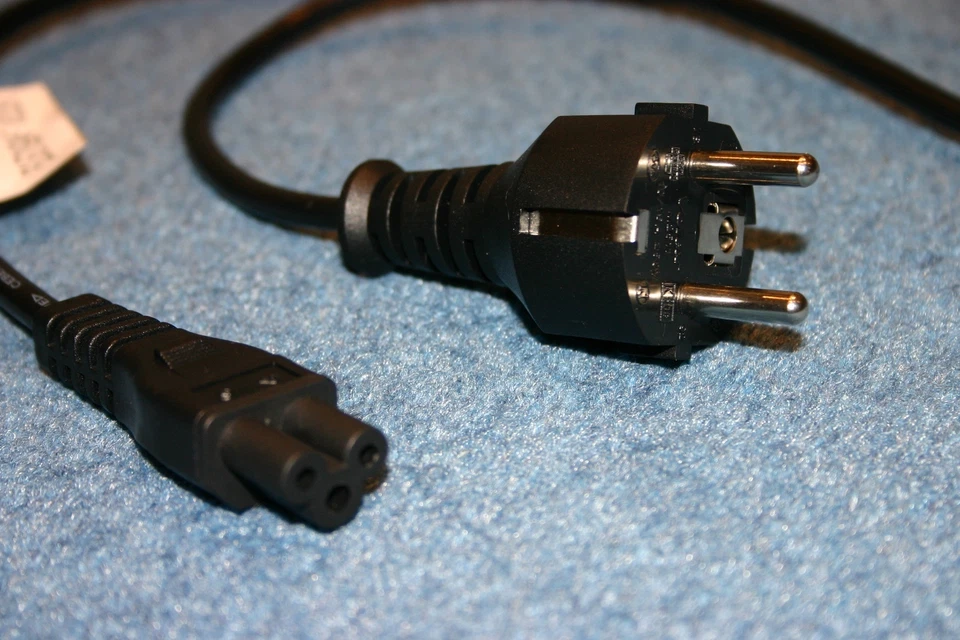 VOLEX Mains Dell Power Lead Cable European EURO EU Schuko IEC C5 Mickey Mouse - Image 3 of 4