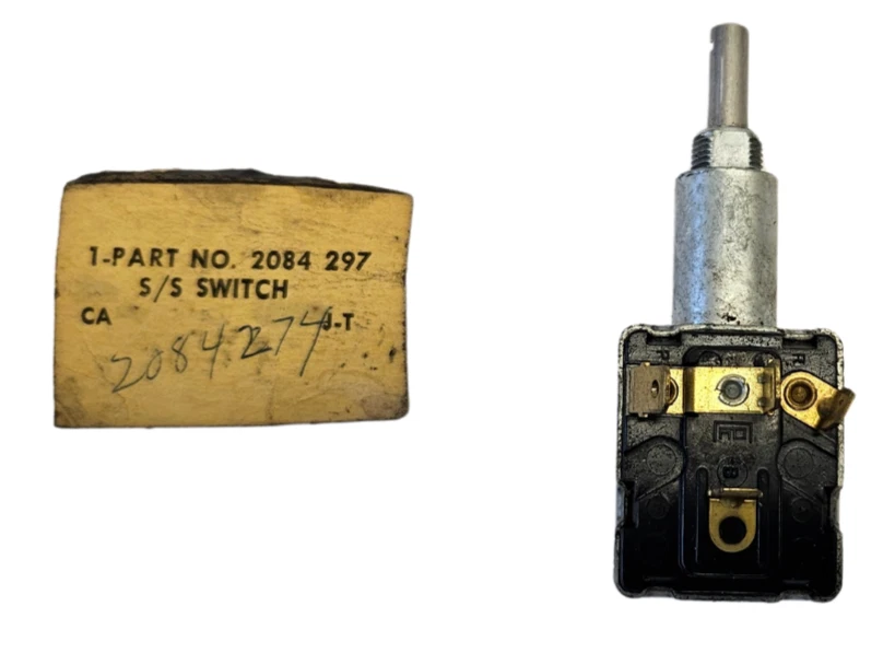 Interruptor de control de limpiaparabrisas de una sola velocidad Plymouth Belvedere Fury 1959-1960 2084297 Nuevo de Lote Antiguo Foto 2 de 4