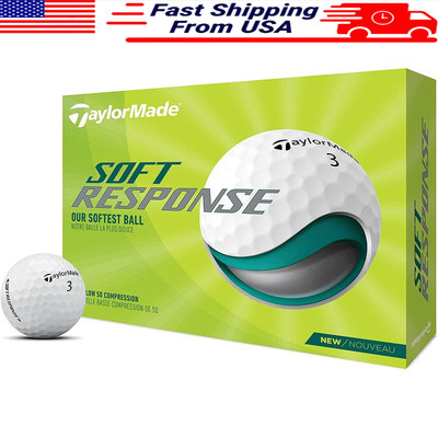 Soft Response Golf Balls Greenside Spin Moderate Swing Speed U-Shape Dimple New