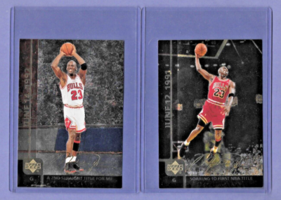 Michael Jordan 1999-2000 Upper Deck Gatorade Jumbo Card Set #MJ1
