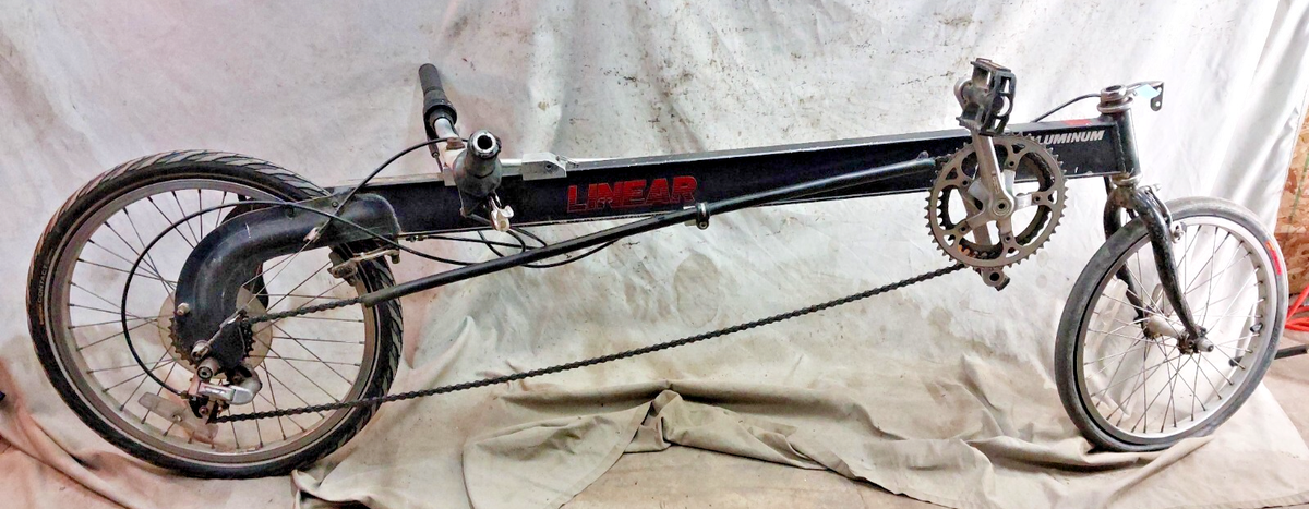 Linear Recumbent Road Bike Long Wheelbase Recumbent Bicycle 1995