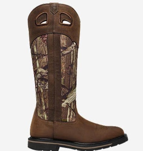 Tall Grass Camo Snake Boot Size 