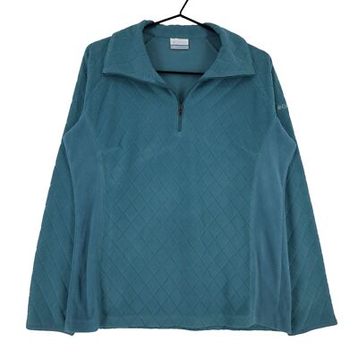 COLUMBIA 1/4 Zip Fleece Pullover Damen Größe L