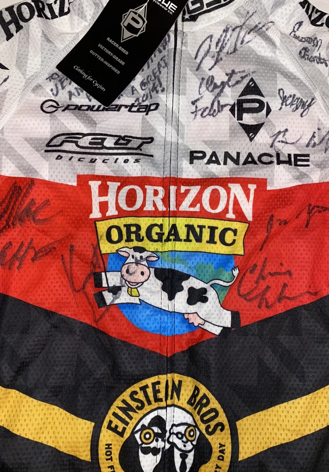 NUEVO Jersey elástico de ciclismo Panache Horizon orgánico para hombre con cremallera completa talla XXS Foto 4 de 4