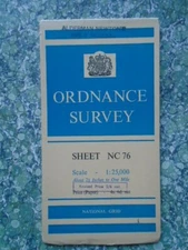 OS Ordnance Survey Sheet Map NC76 Sutherland  1950  1:25 000 0082G