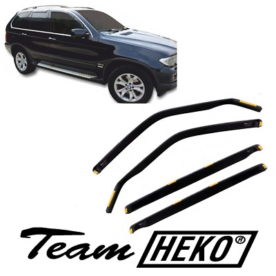 Windabweiser HEKO Passend Für Bmw X5 E53 2001-2006 5-Türer 4-Tlg